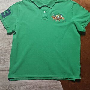 Polo Ralph Lauren Big Pony Stampede Polo Shirt Green